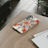 Silver Feather Compass - Impact Resistant Phone Case